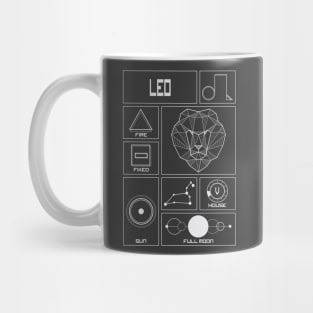 Leo Profile - Astrology Signs Mug